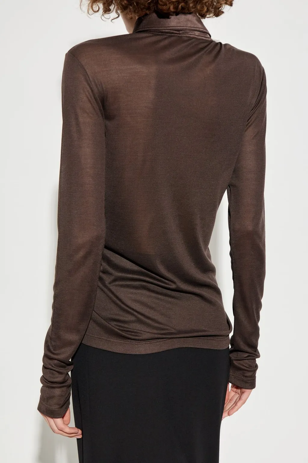 Long-Sleeved Polo Shirt