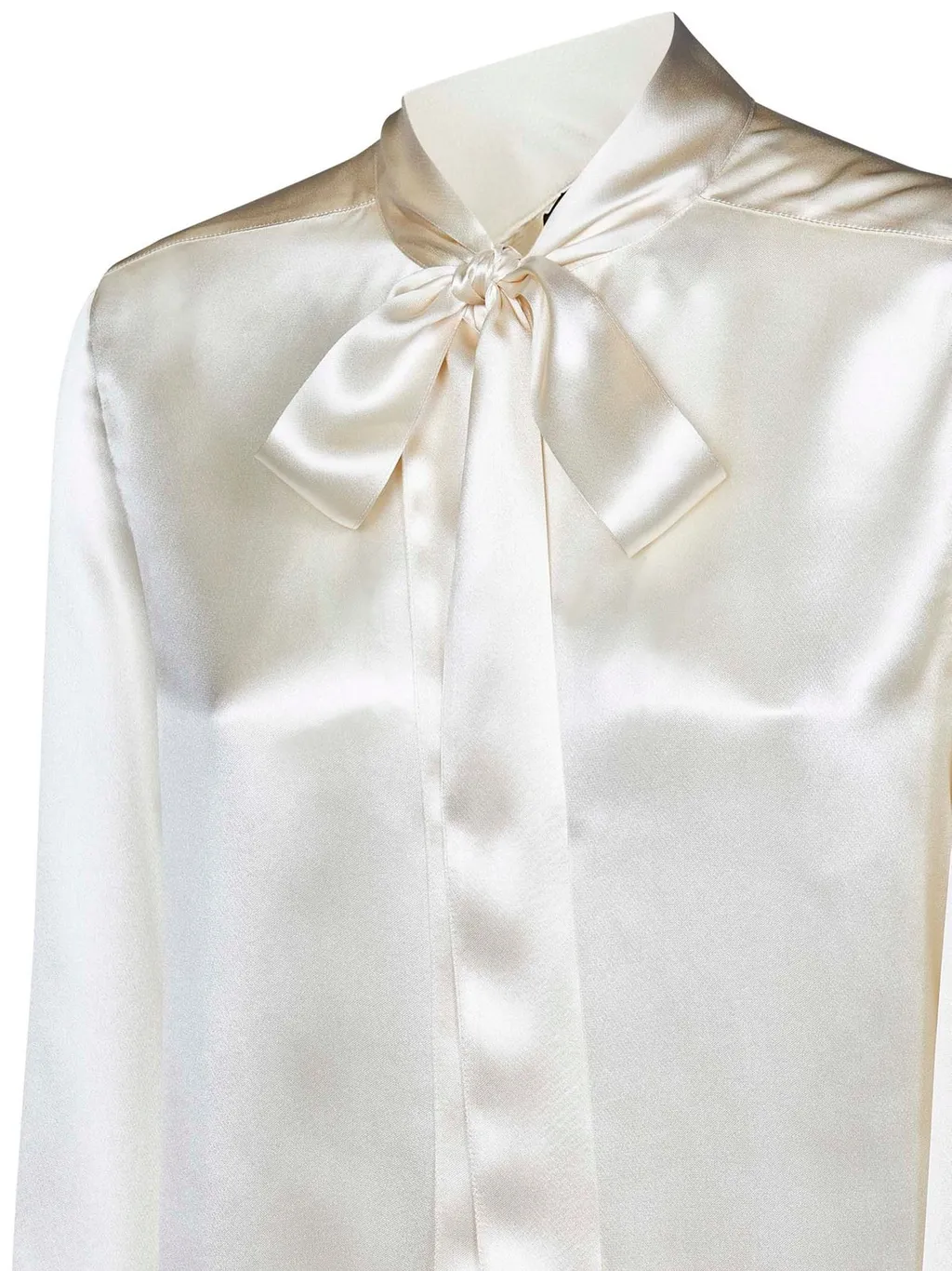 Silk Pussy-Bow Blouse