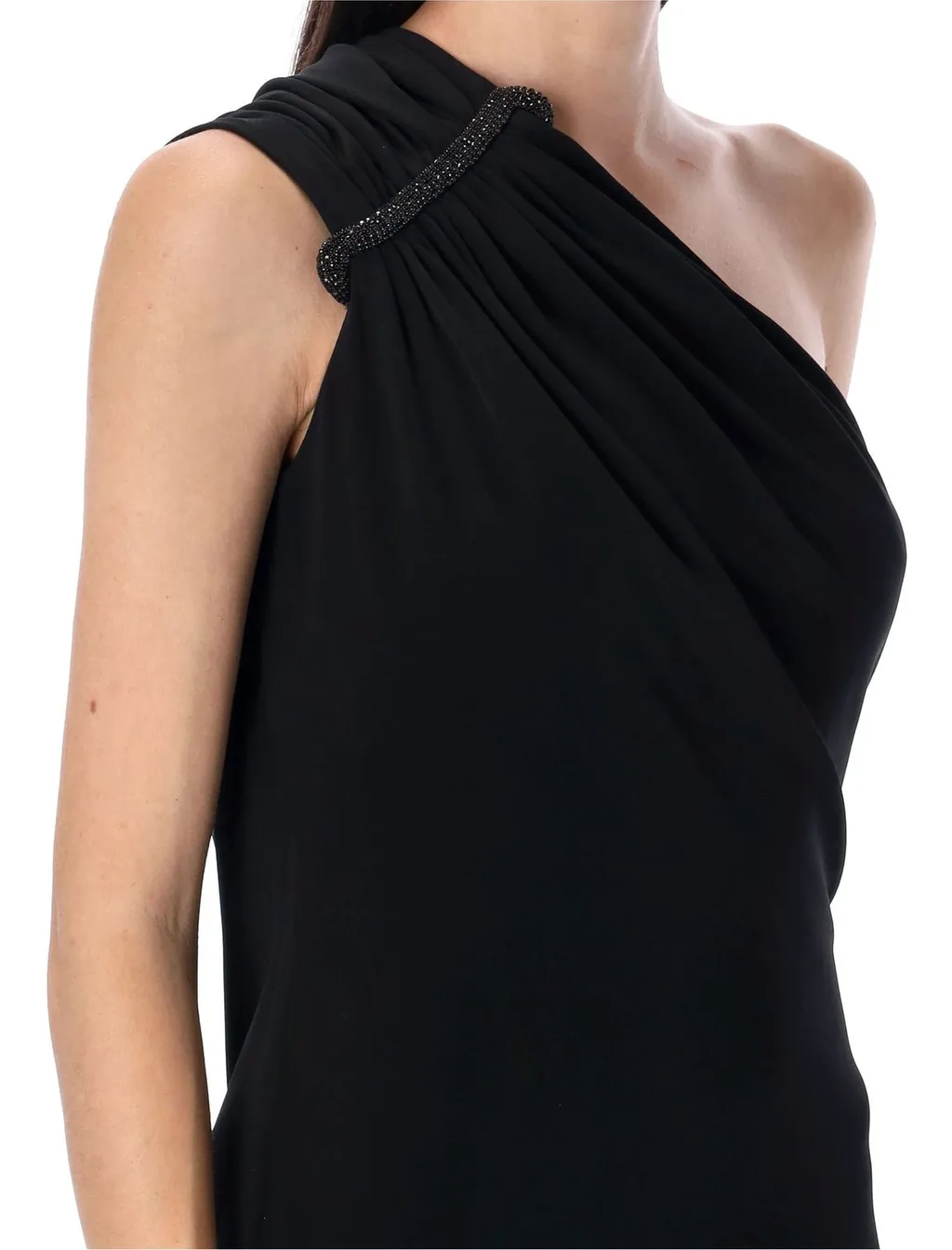 One-Shoulder Draped Dress