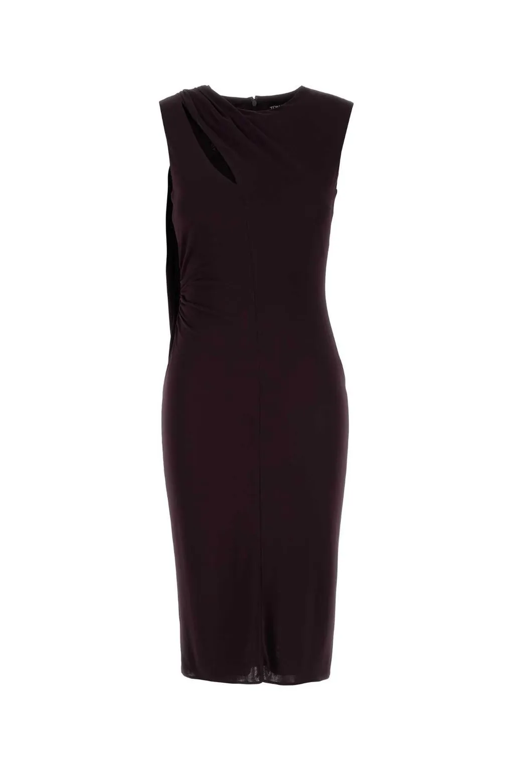 Draped Midi Dress