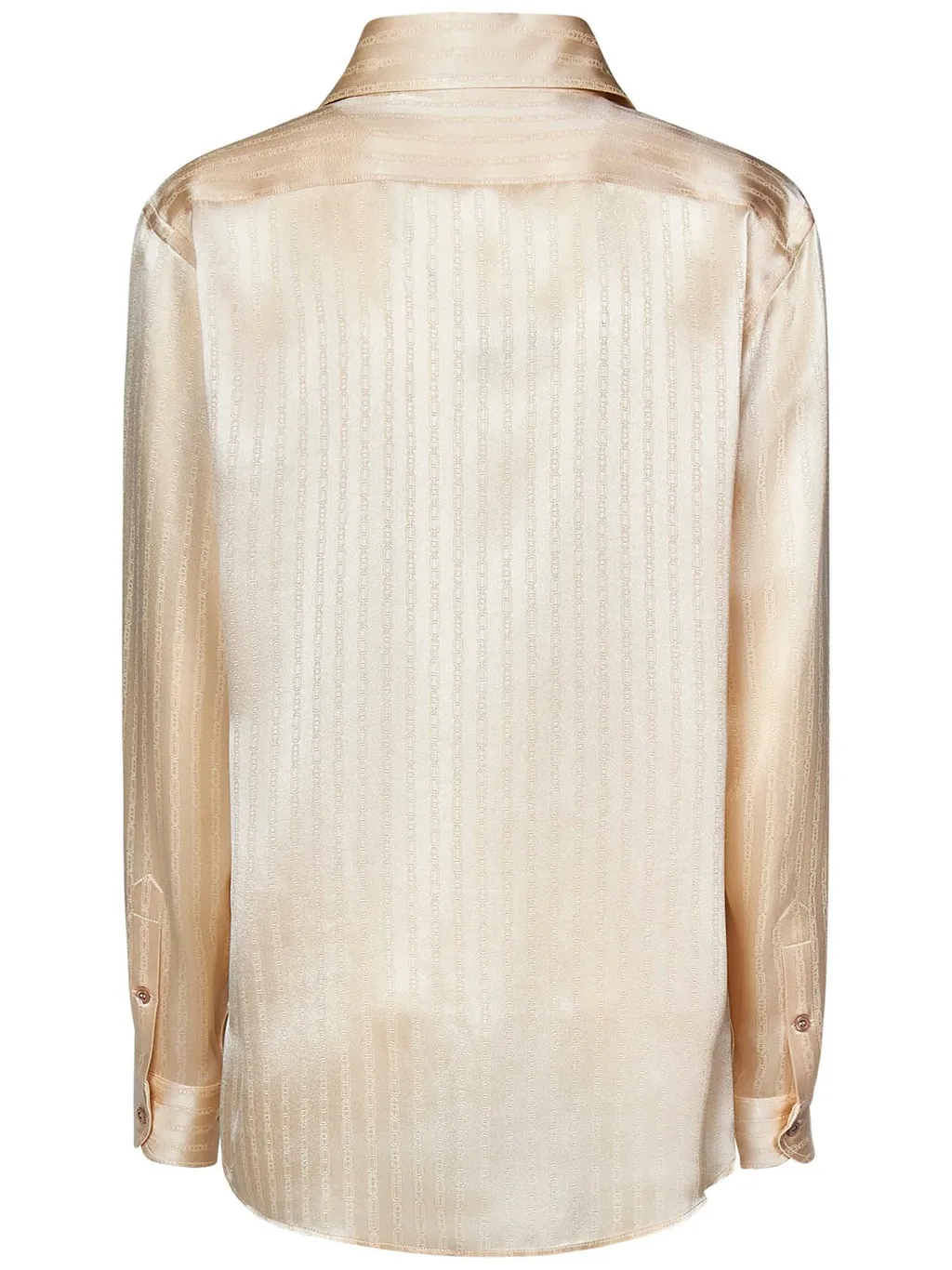 Silk Shirt With Monogram Print