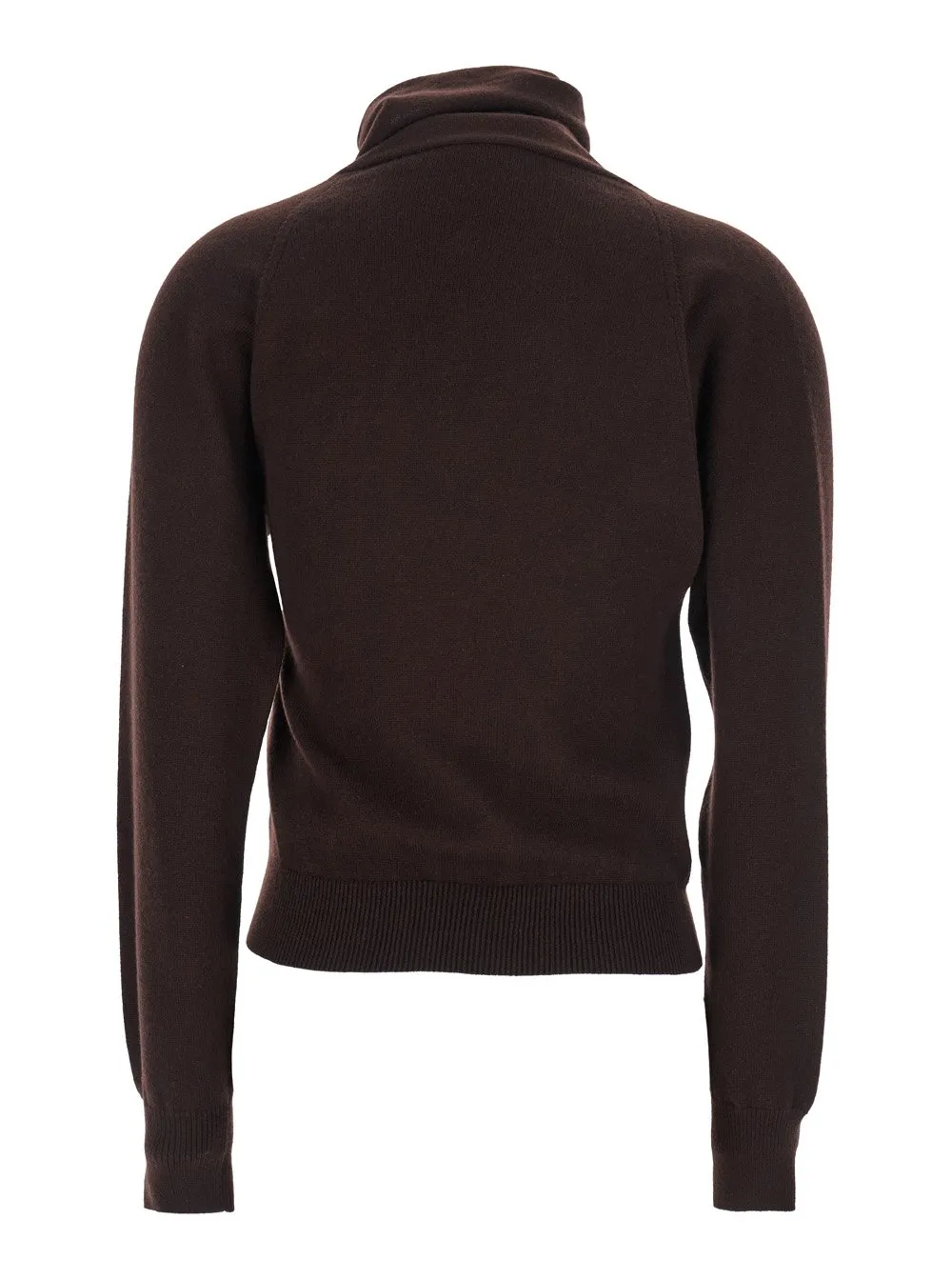 Asymmetric Neckline Sweater