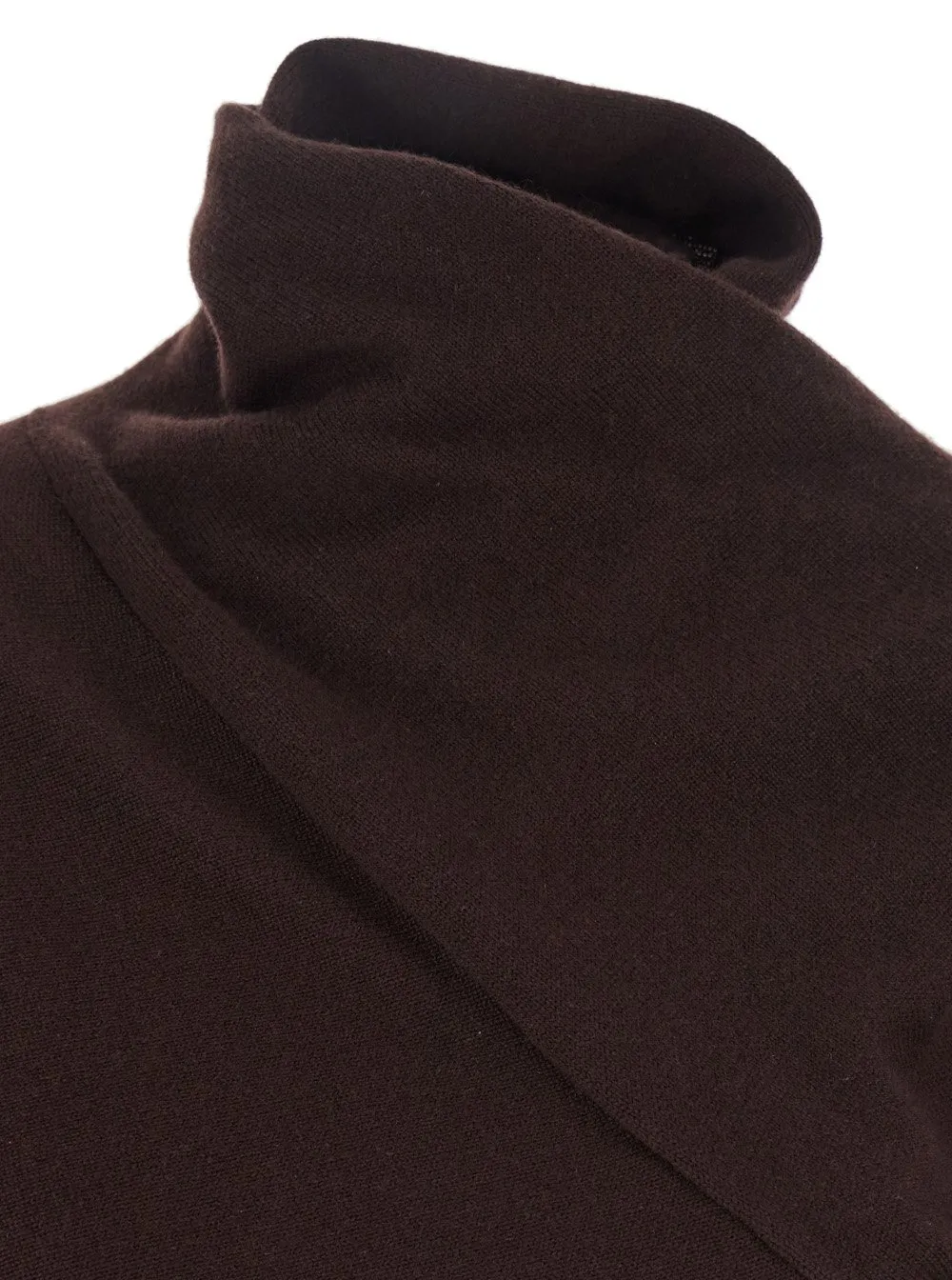 Asymmetric Neckline Sweater