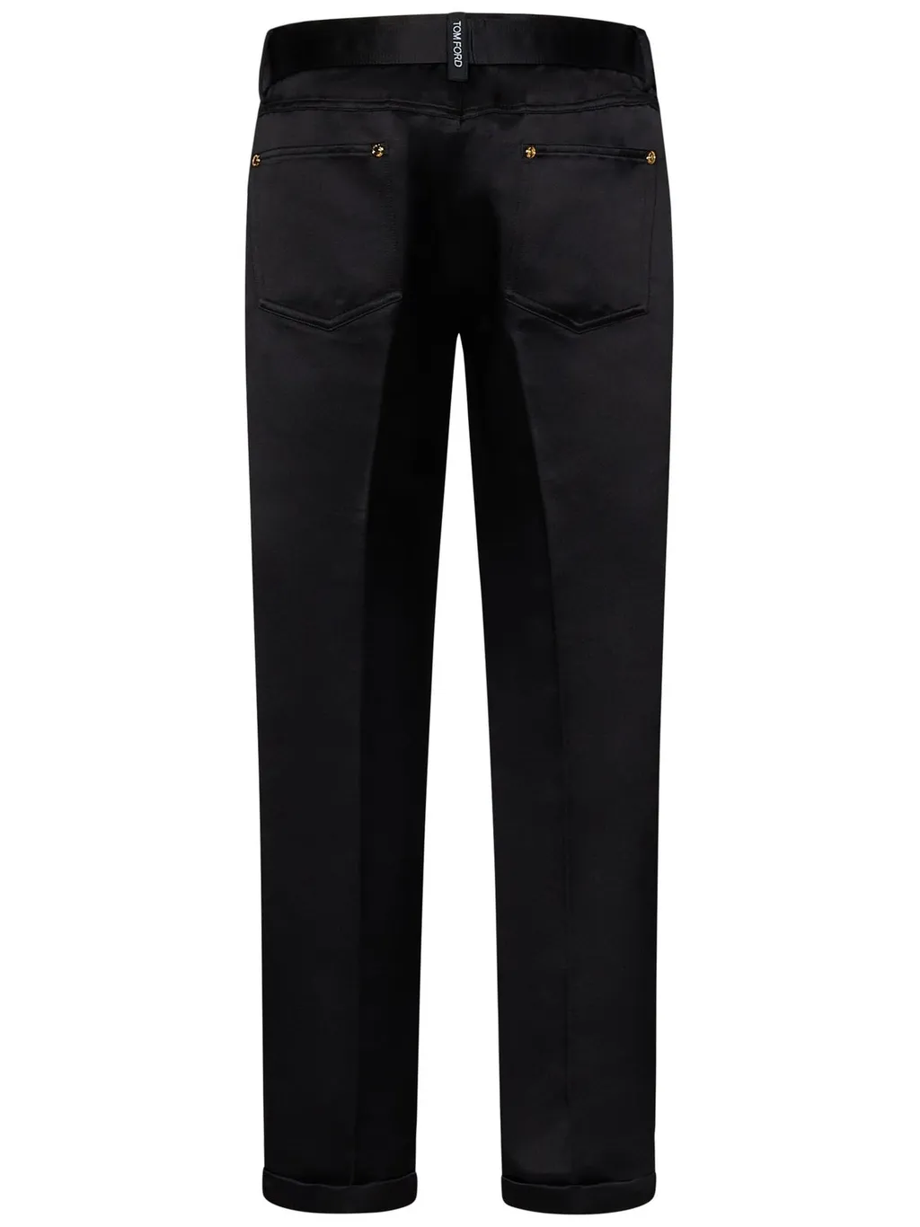 Satin Belted Trousers