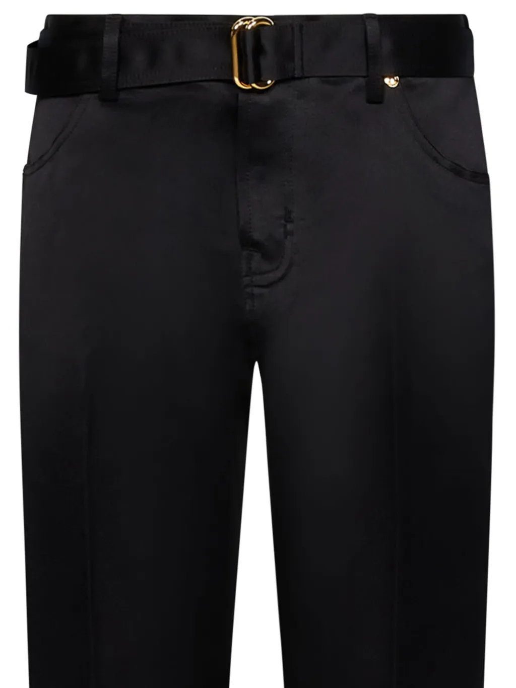 Satin Belted Trousers