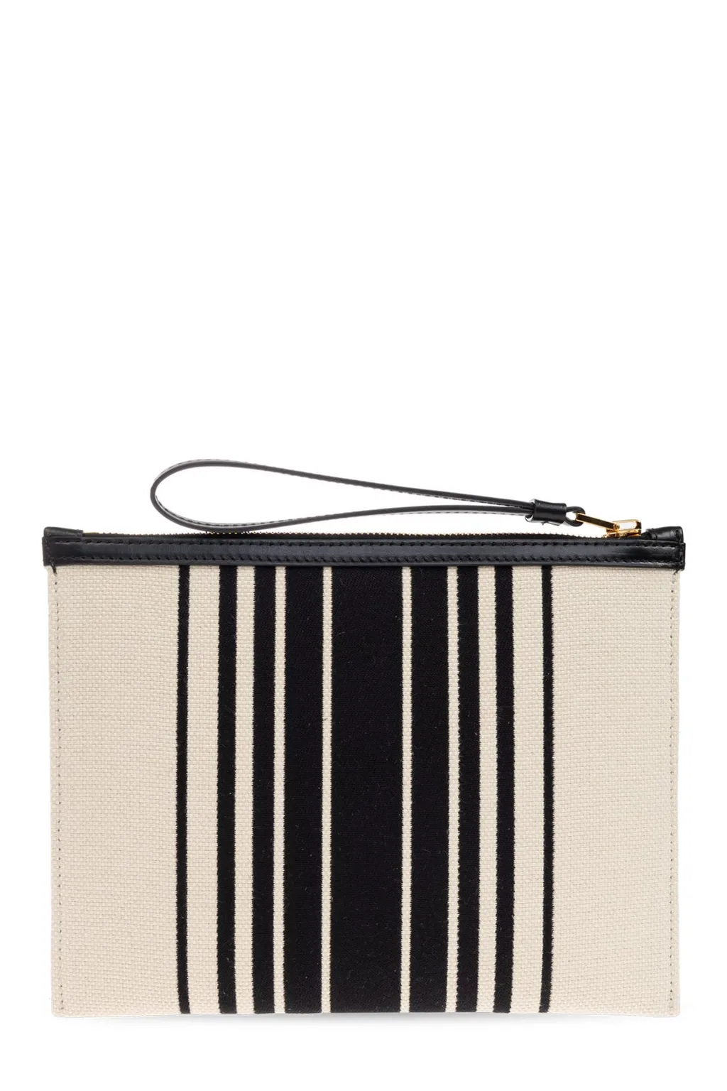 Striped Canvas Pouch