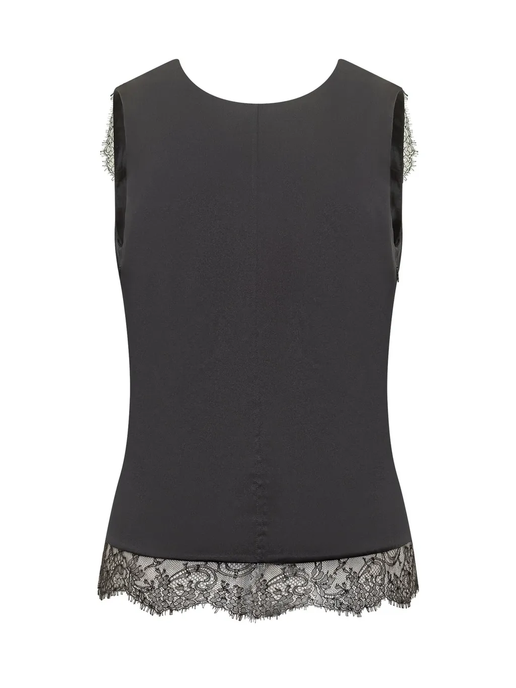 Lace Trimmed Corset Top