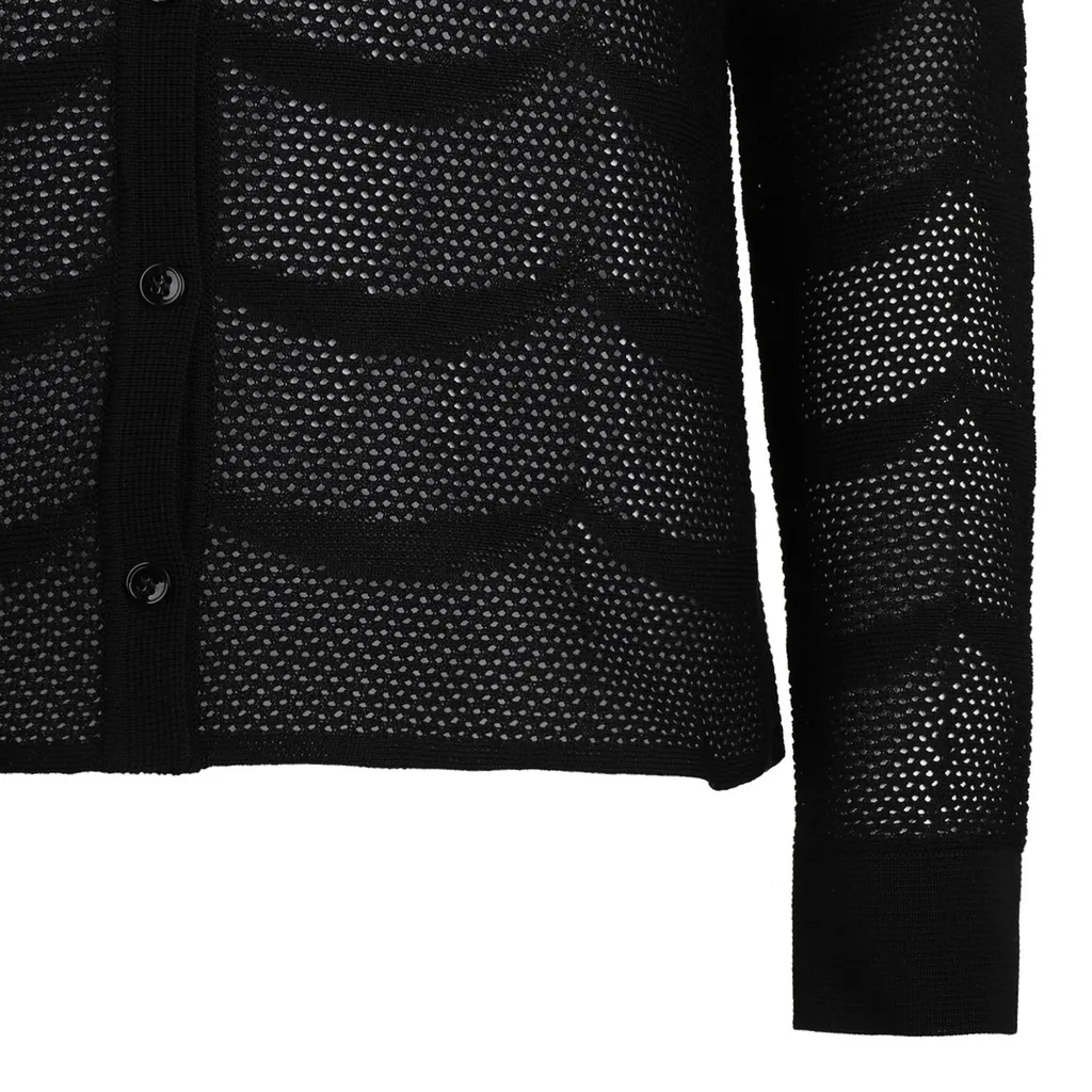 Mesh Button-Up Shirt