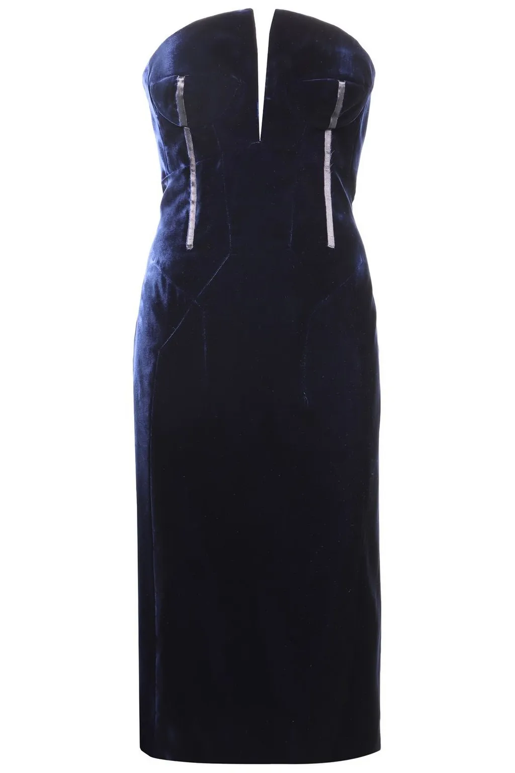 Strapless Velvet Gown