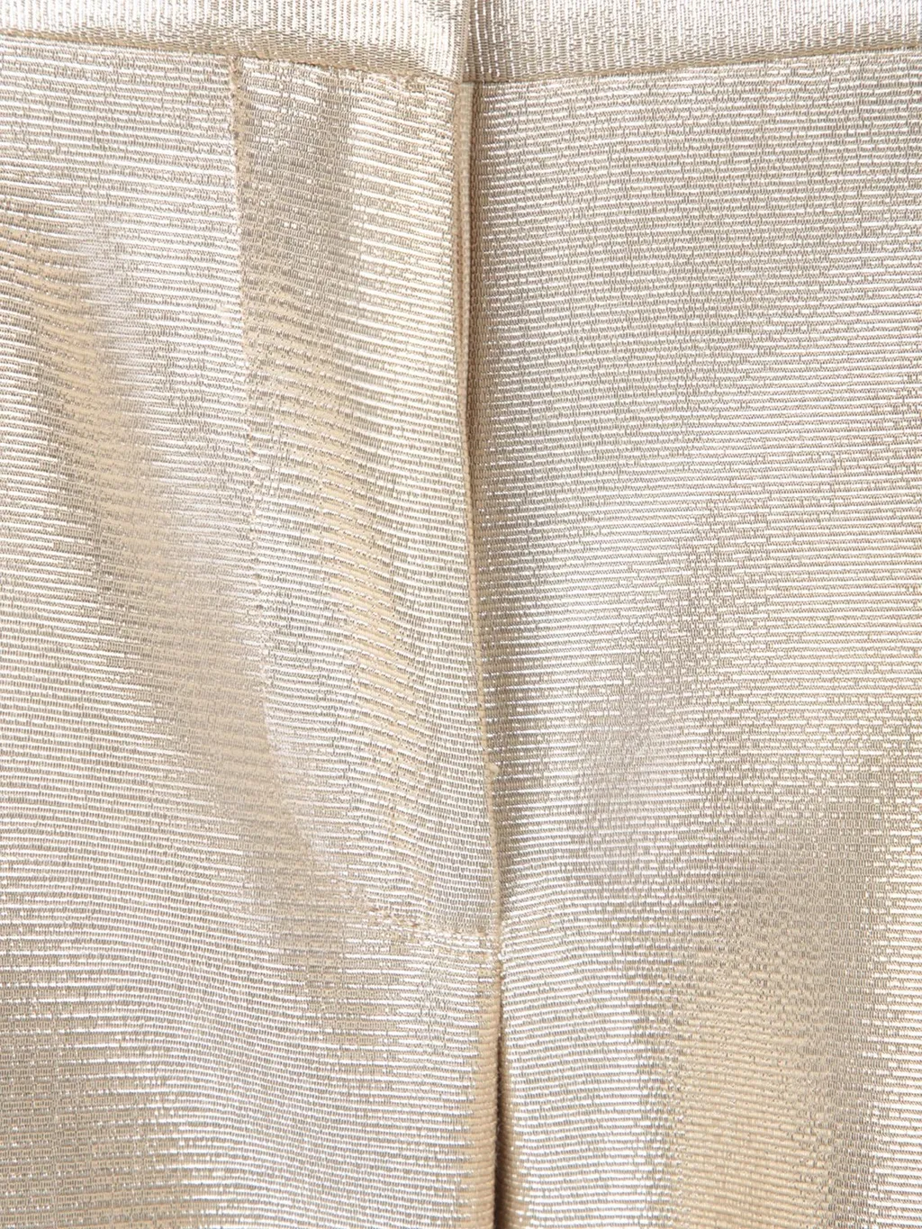 High-Rise Metallic Trousers