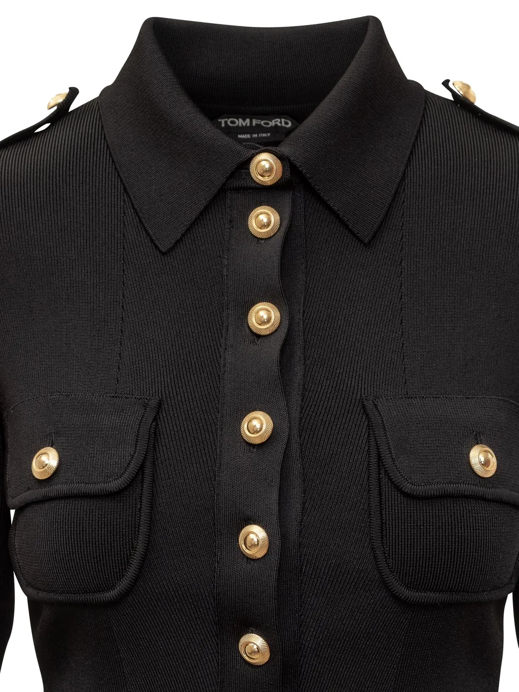 Button-Front Mini Dress