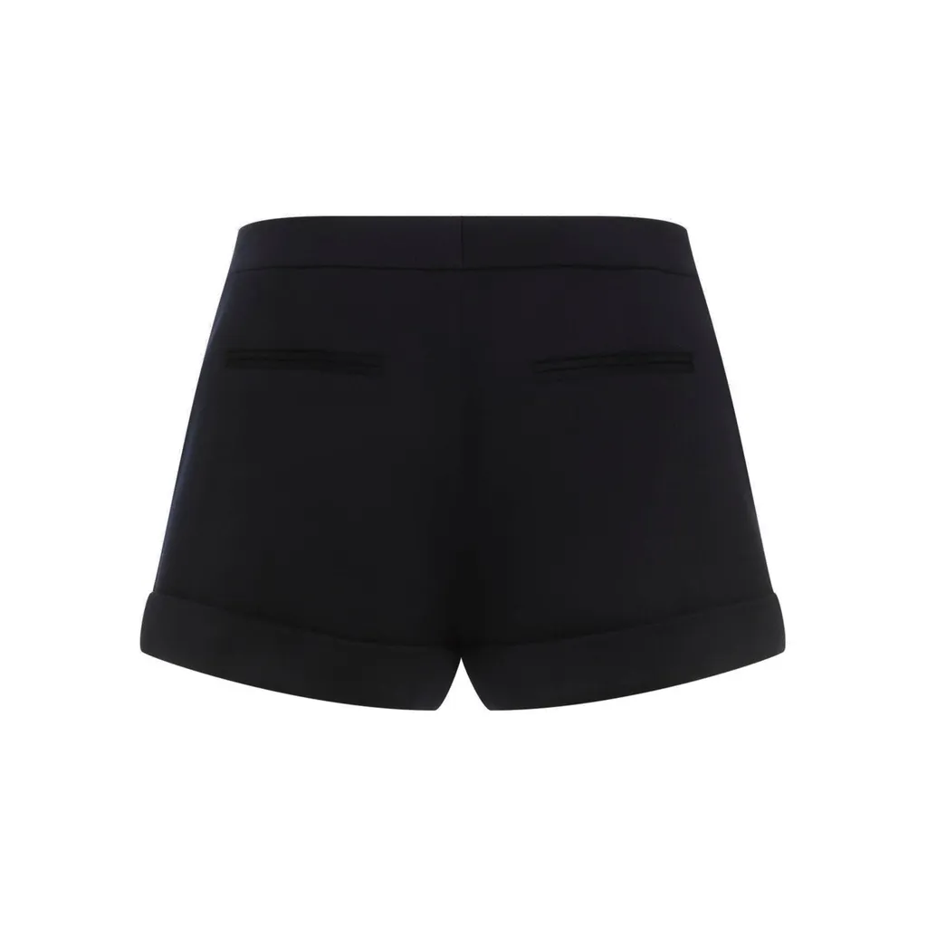 High-Waisted Shorts With Button Details