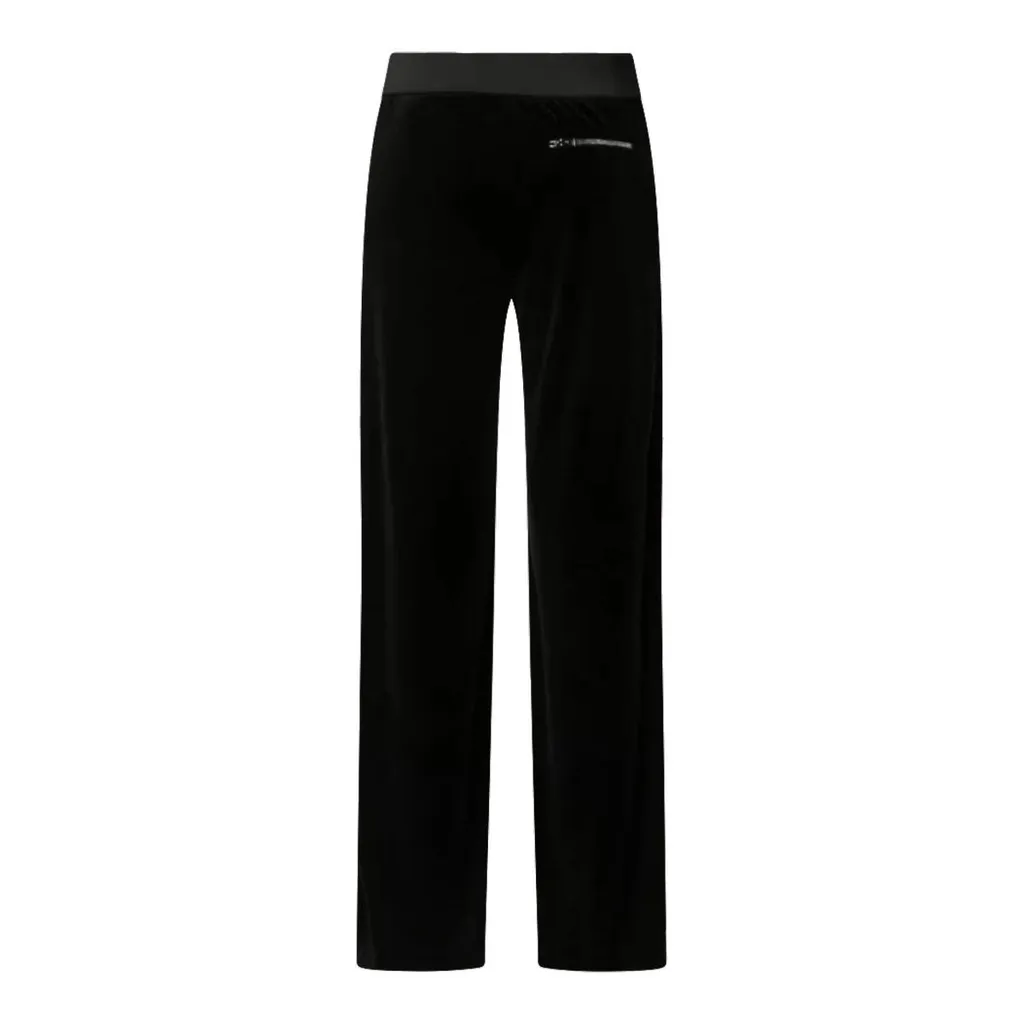 Velvet Wide-Leg Pants