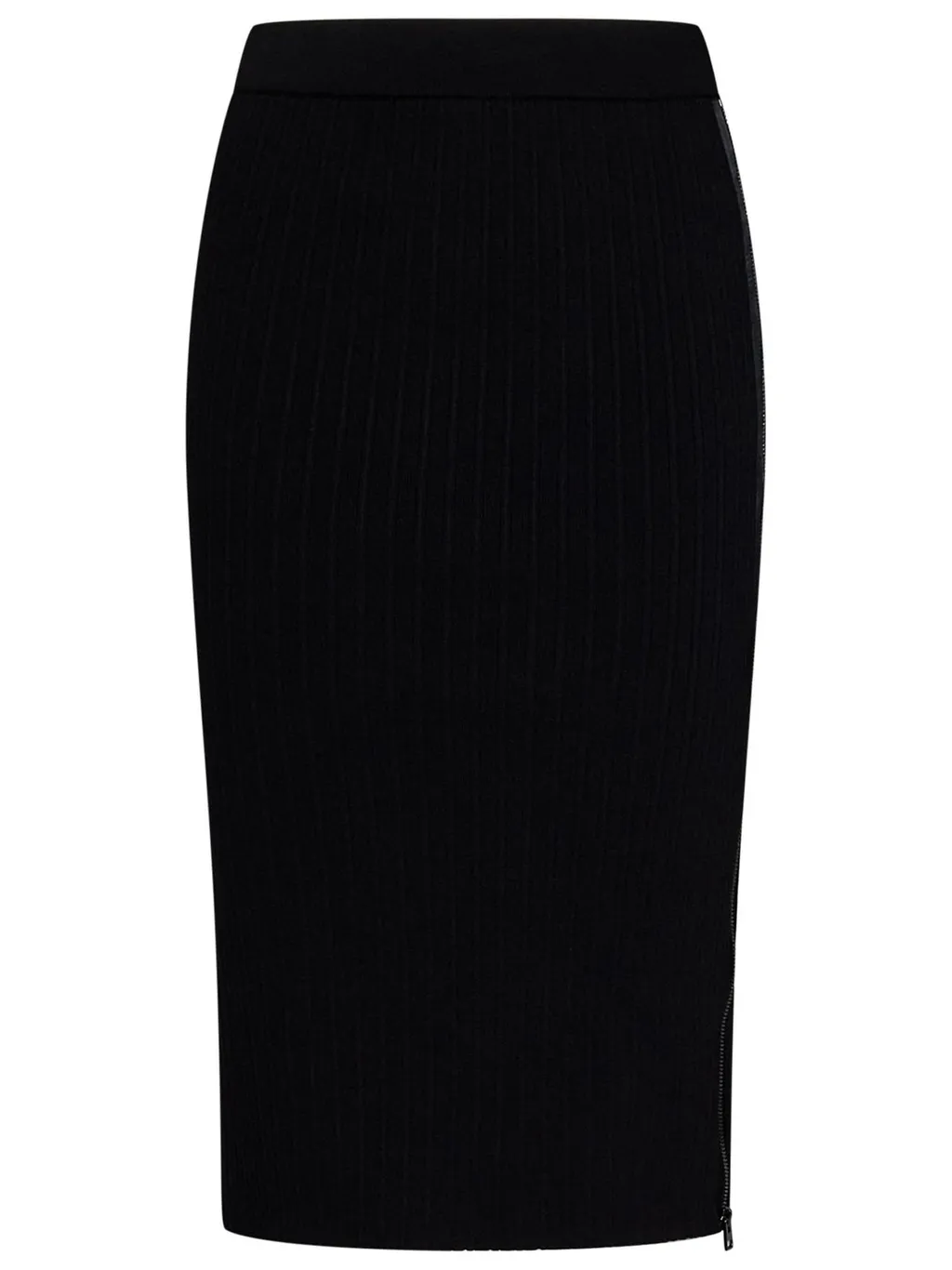 Ribbed Midi Skirt