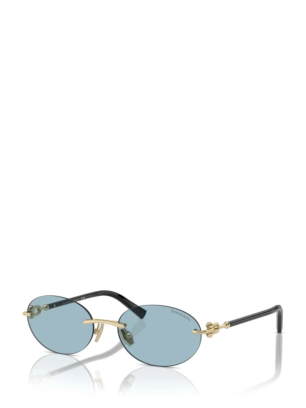Oval Rimless Sunglasses