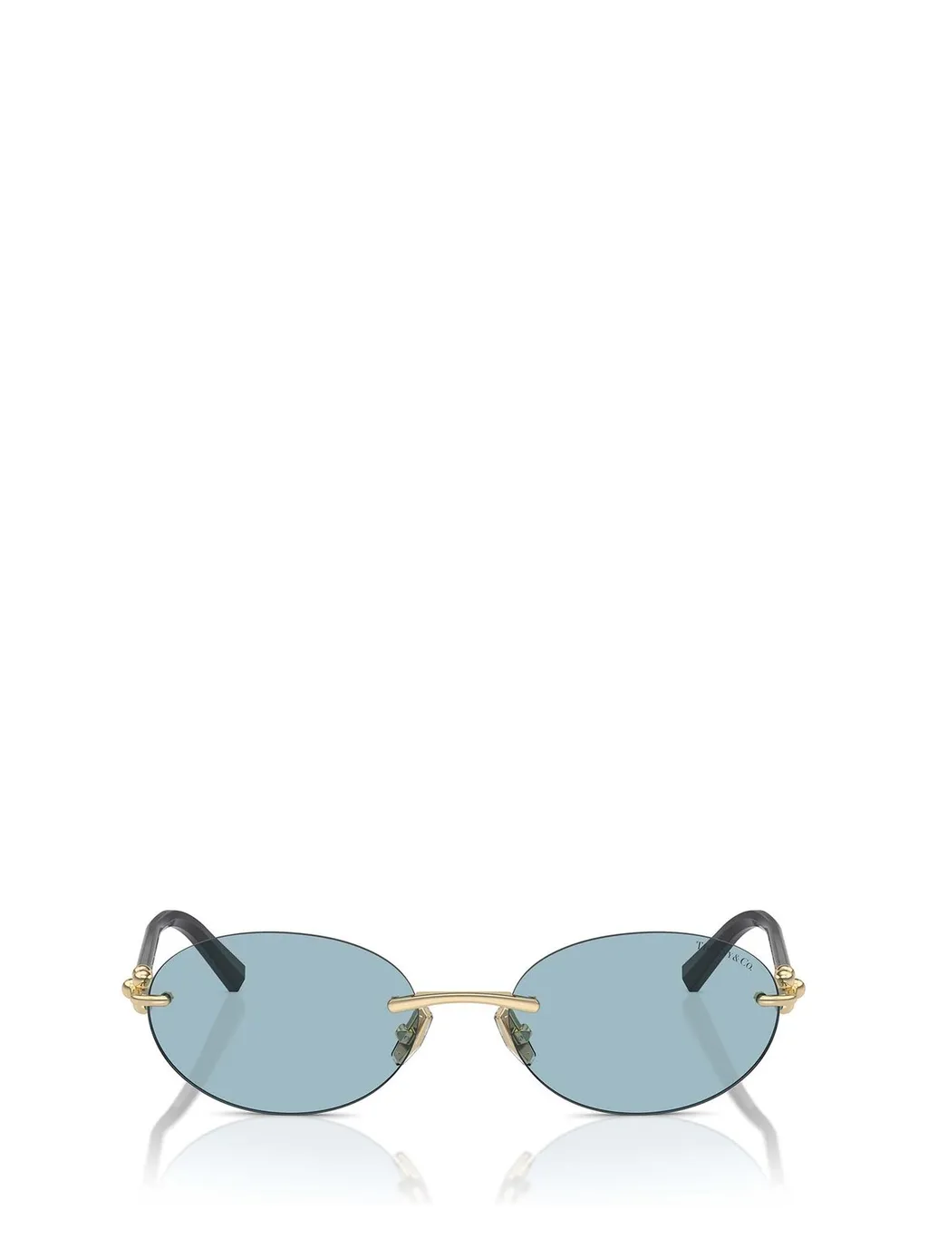 Oval Rimless Sunglasses