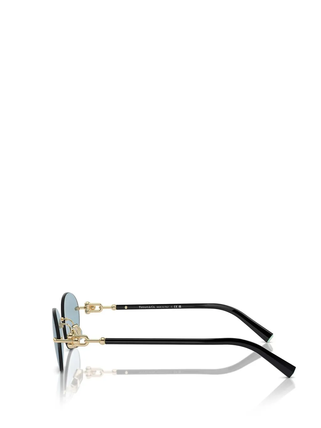 Oval Rimless Sunglasses