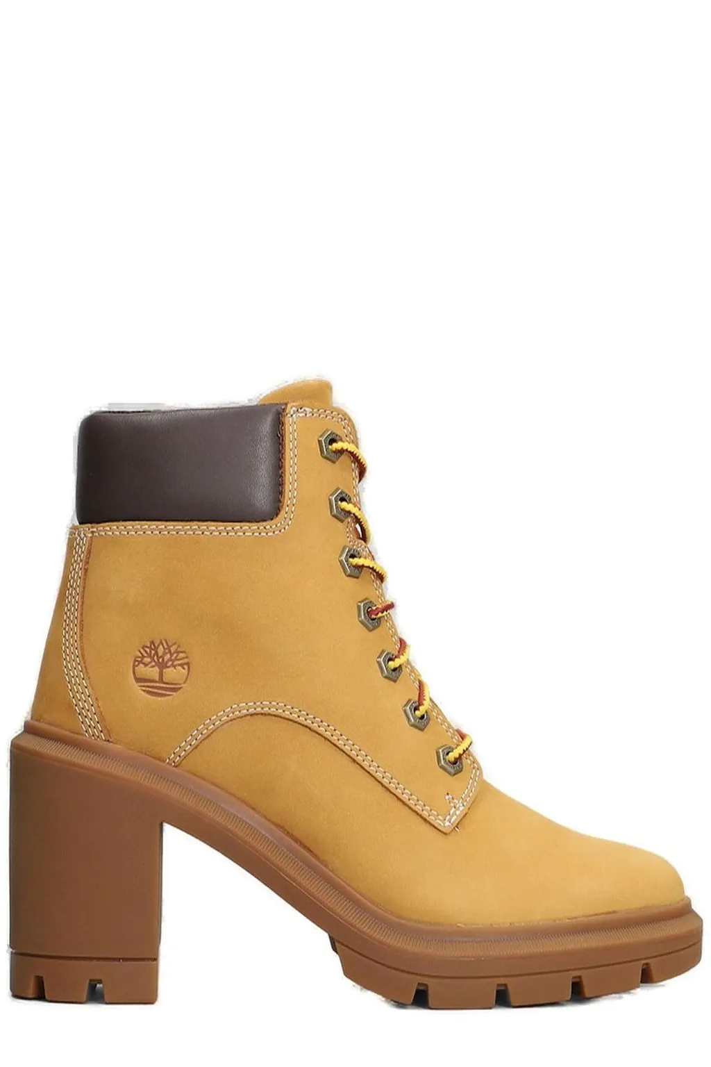 Lace-Up Heeled Boots