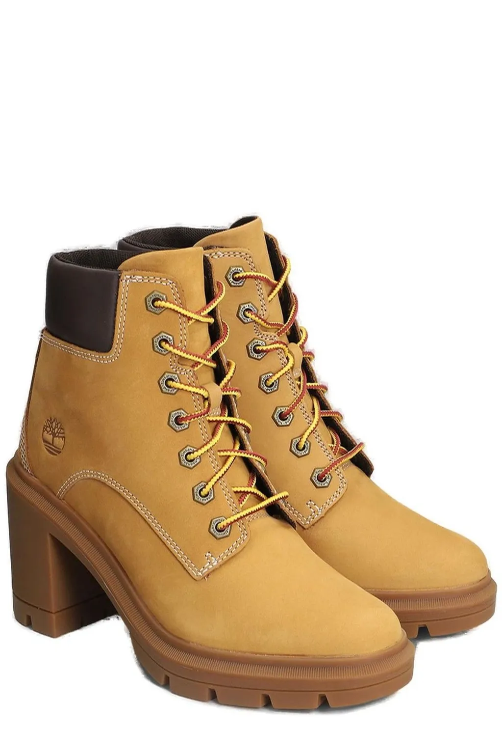 Lace-Up Heeled Boots