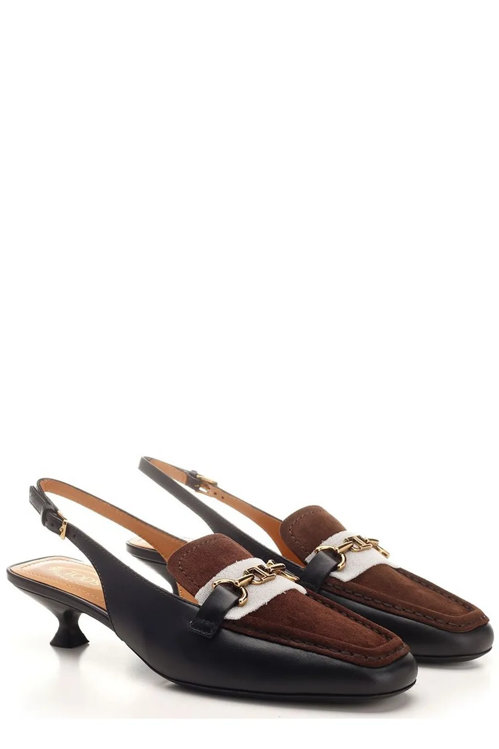 Slingback Loafer Pumps