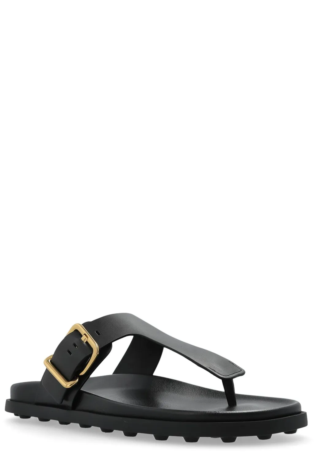 Thong Sandals With Buckle