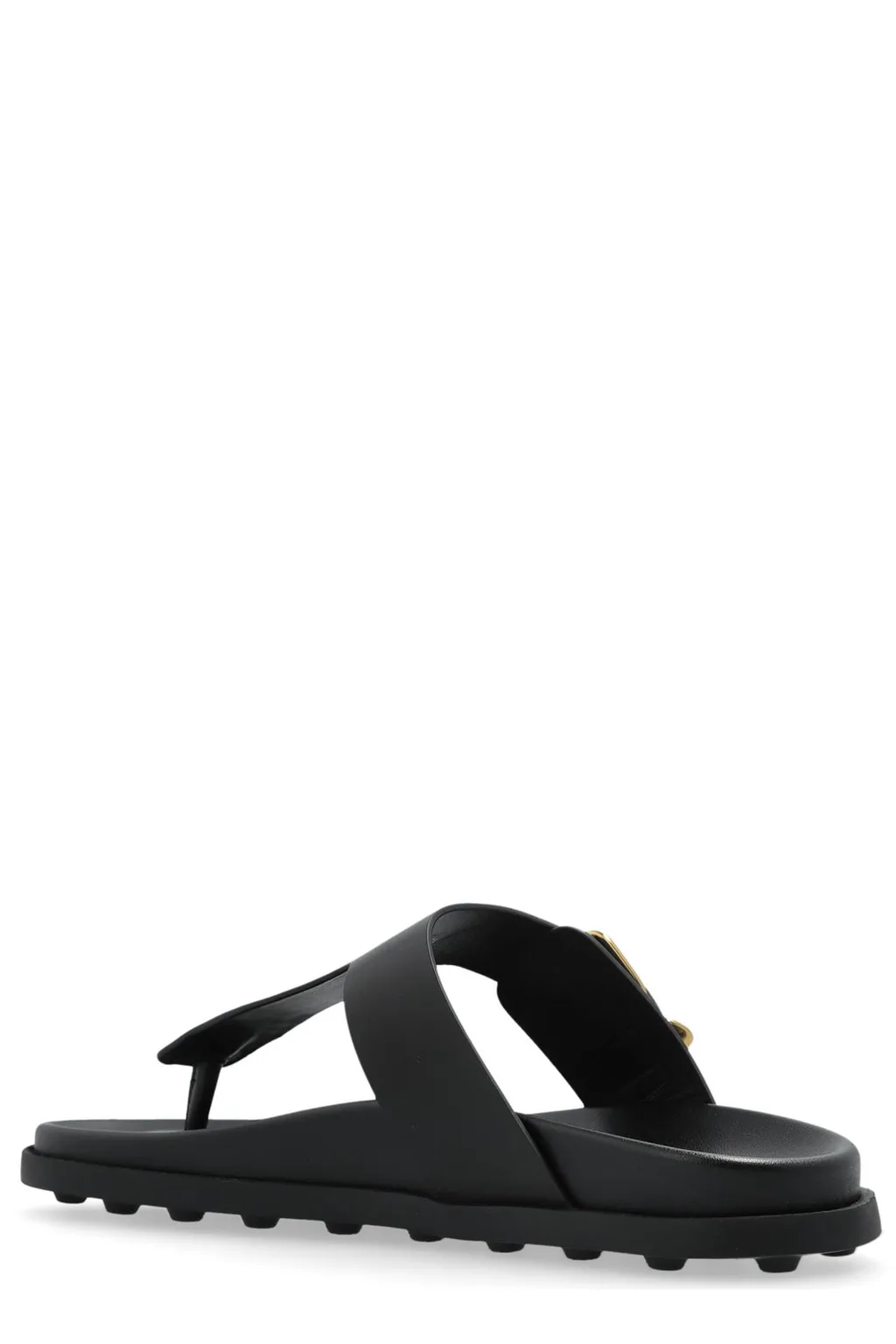 Thong Sandals With Buckle