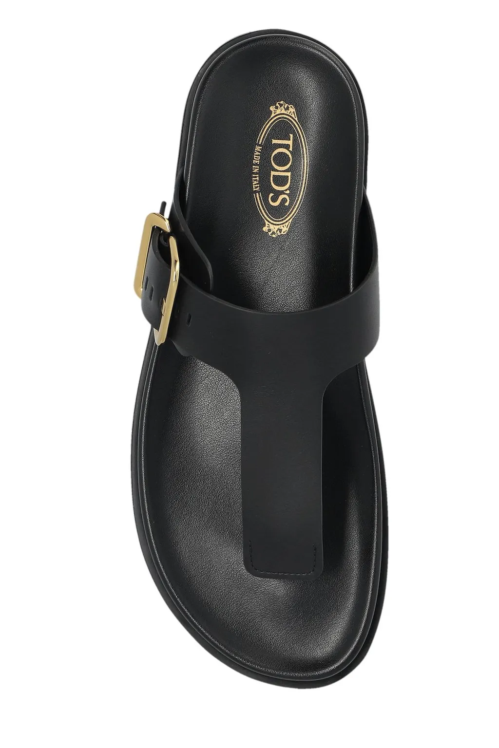 Thong Sandals With Buckle
