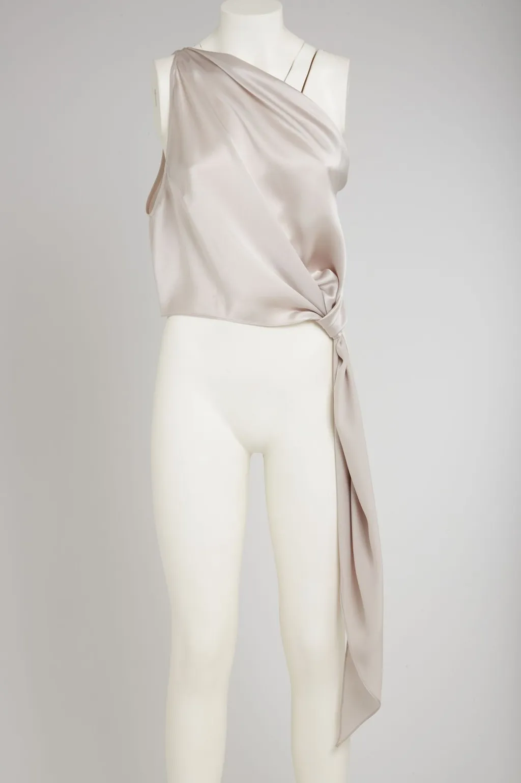 One-Shoulder Draped Top