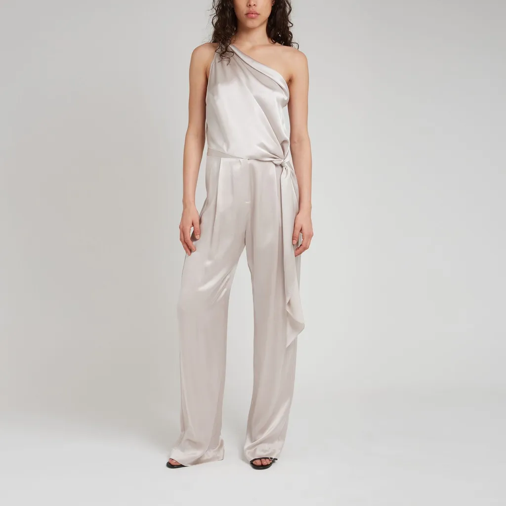 One-Shoulder Draped Top