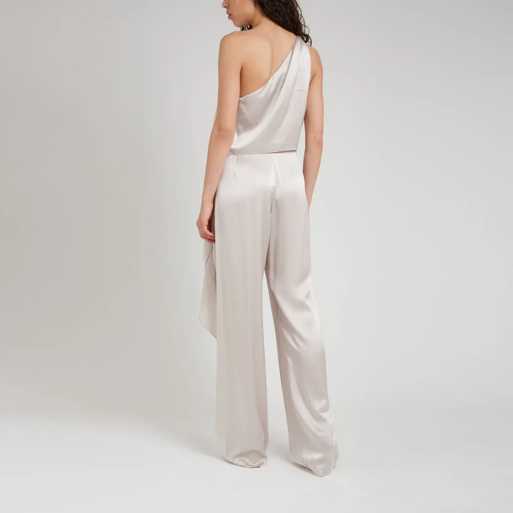 One-Shoulder Draped Top