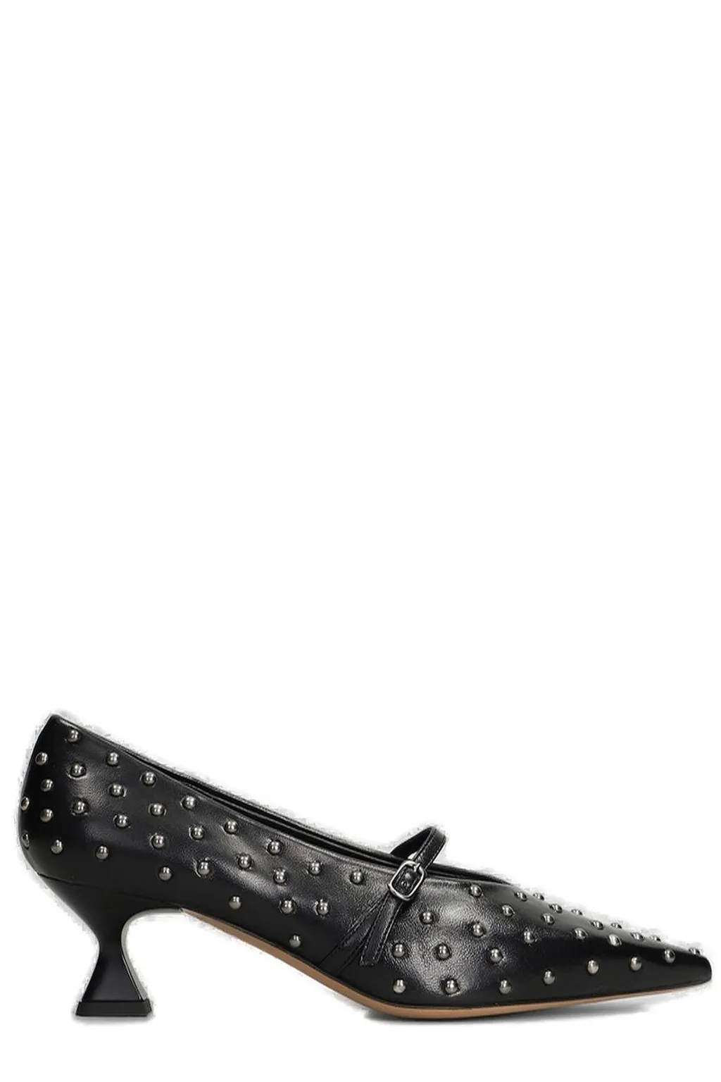 Studded Mary Jane Pumps