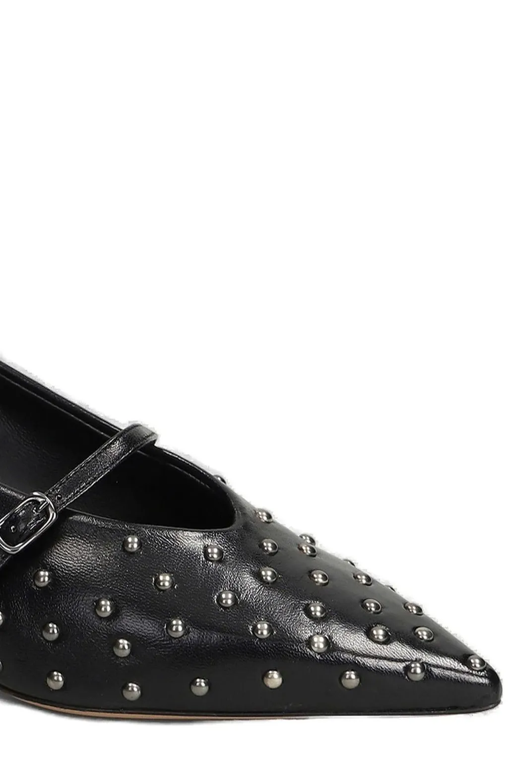 Studded Mary Jane Pumps