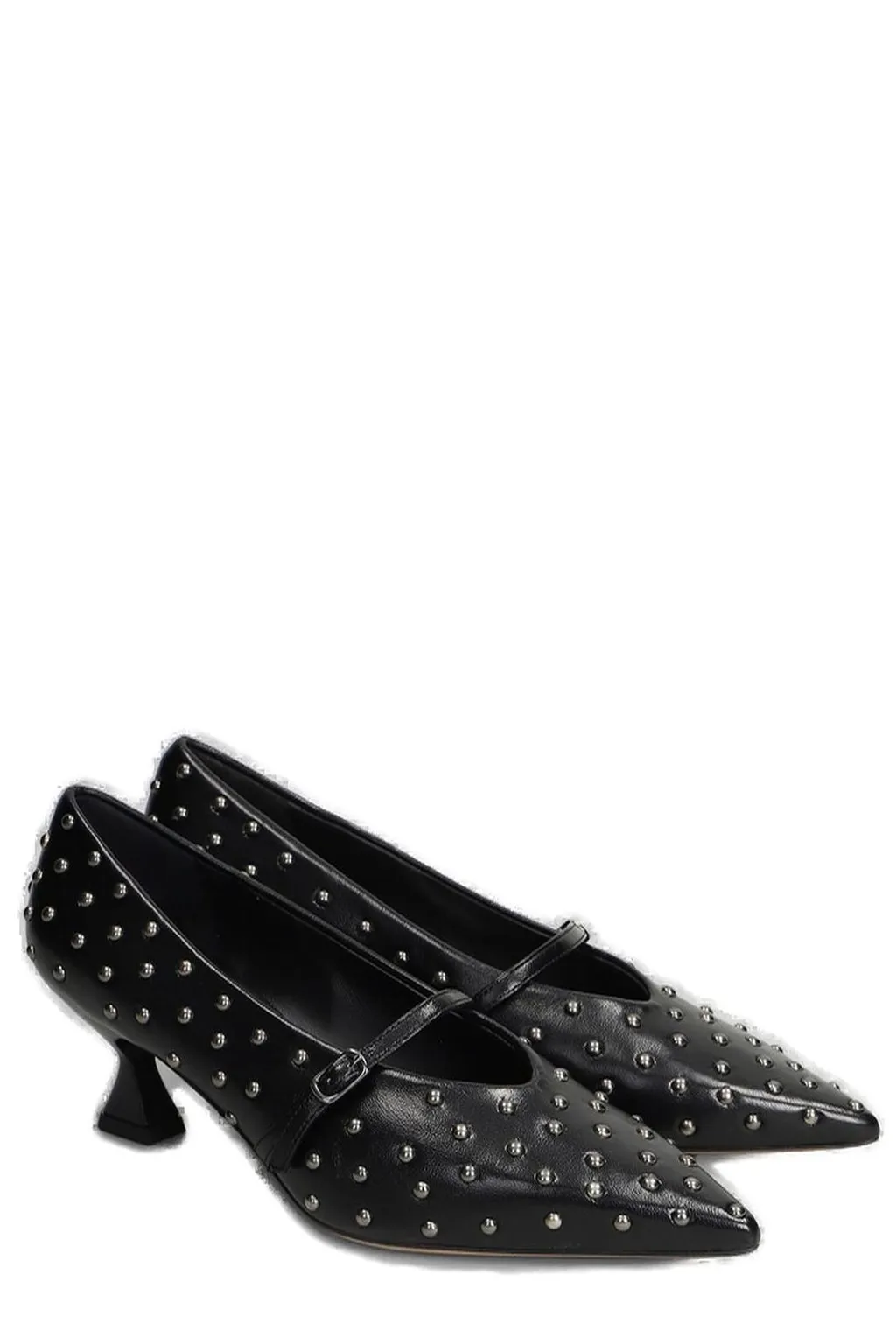 Studded Mary Jane Pumps