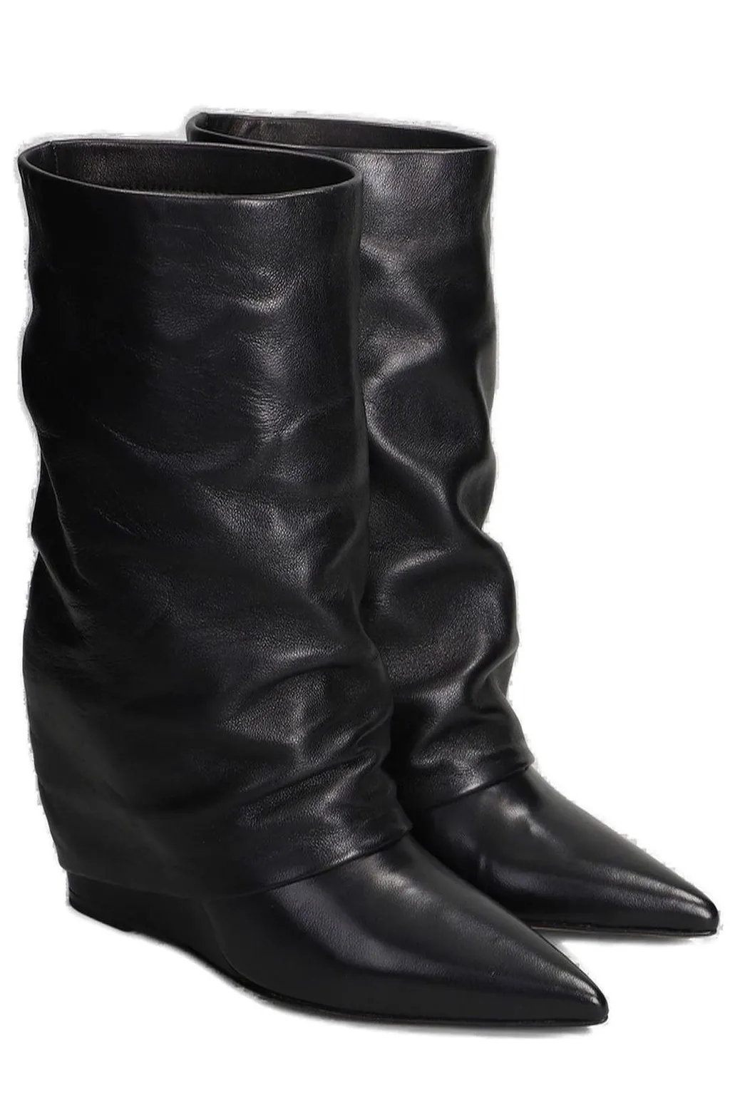 Slouchy Wedge Boots