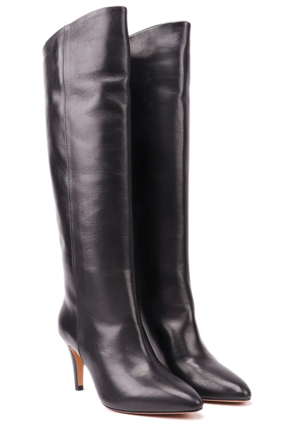 Knee-High Leather Boots