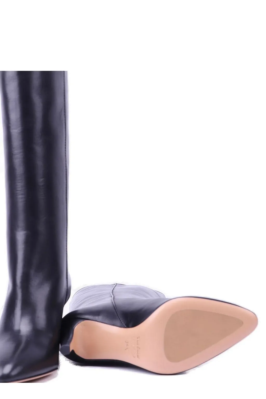 Knee-High Leather Boots