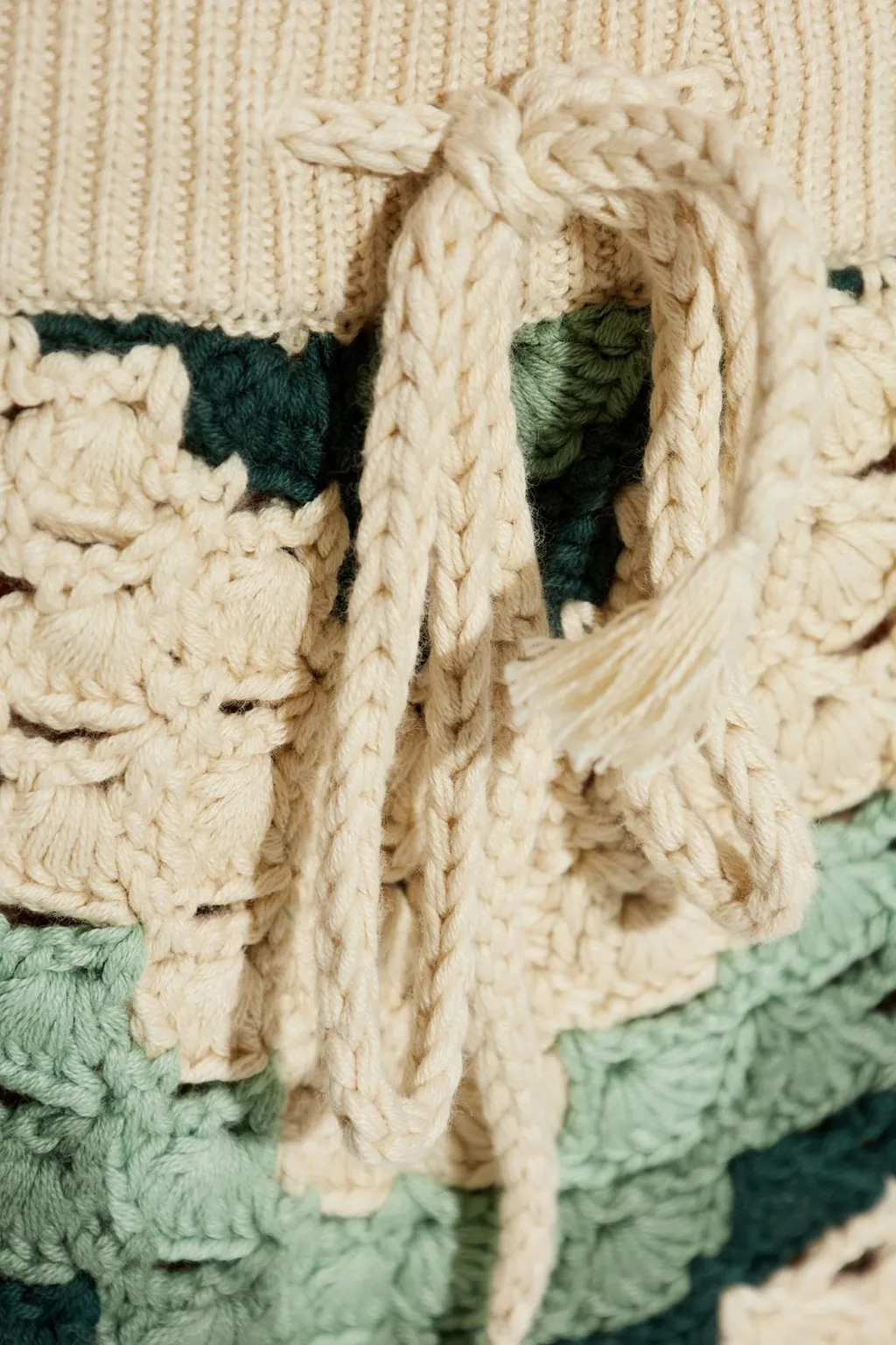 Crocheted Zigzag Skirt