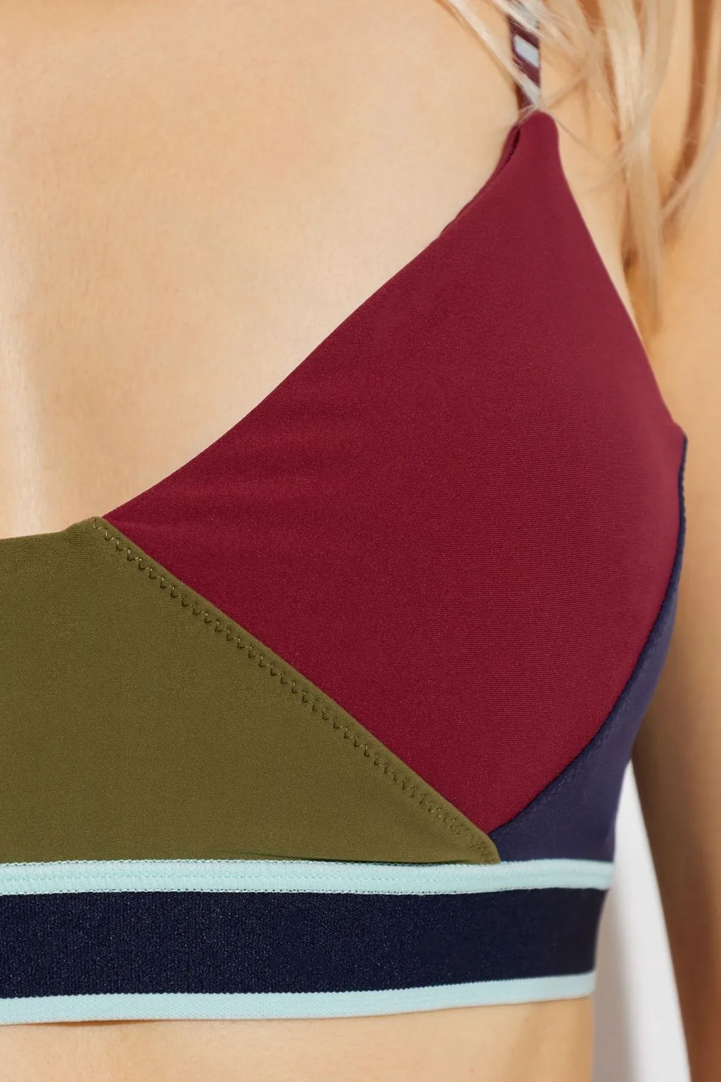 Colorblock Sports Bra