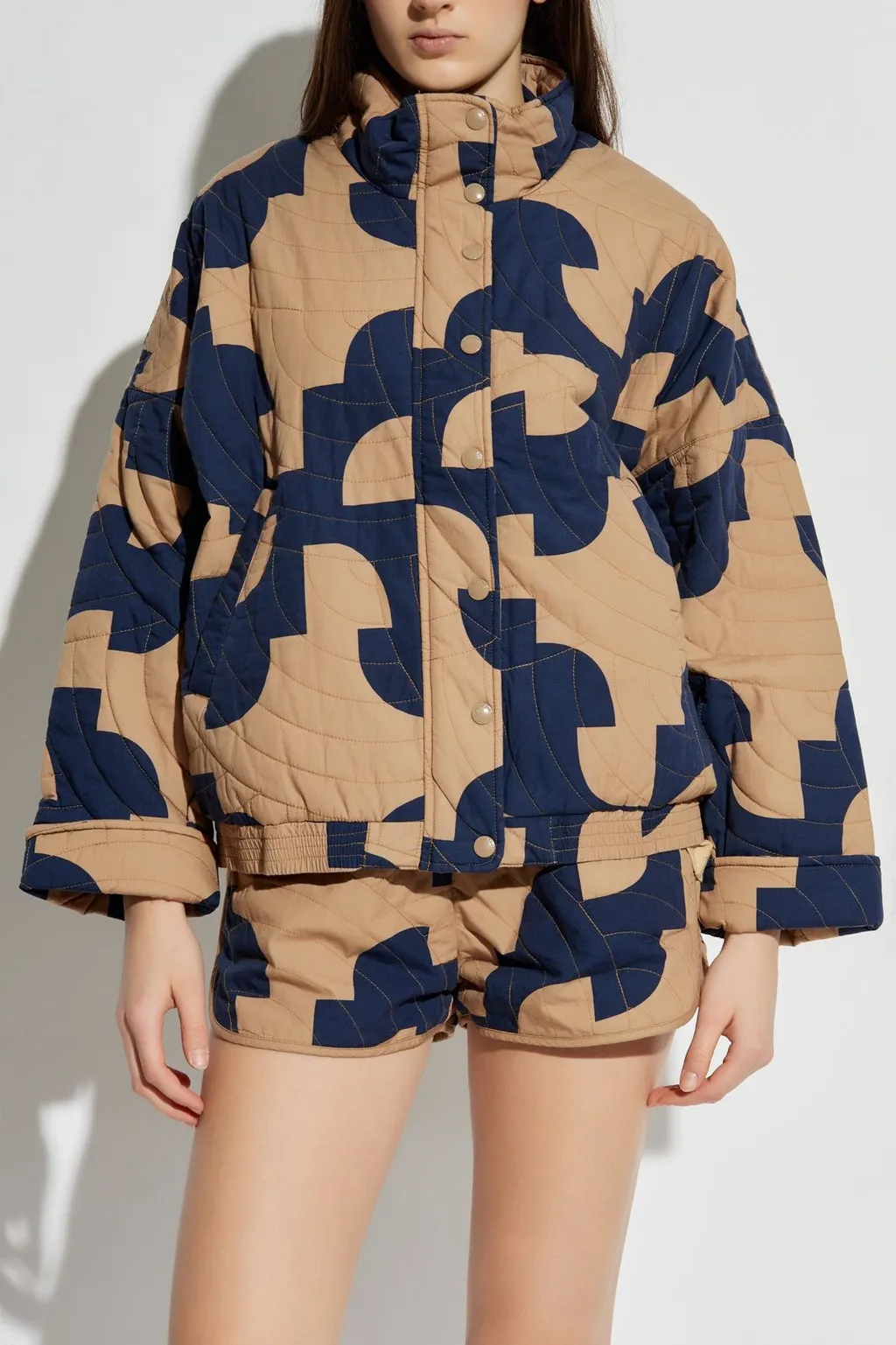 Quilted Bomber Jacket