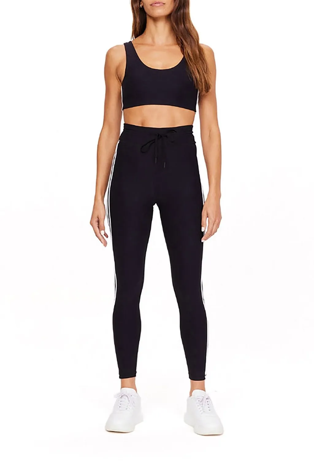 Sports Bra With Side Stripes