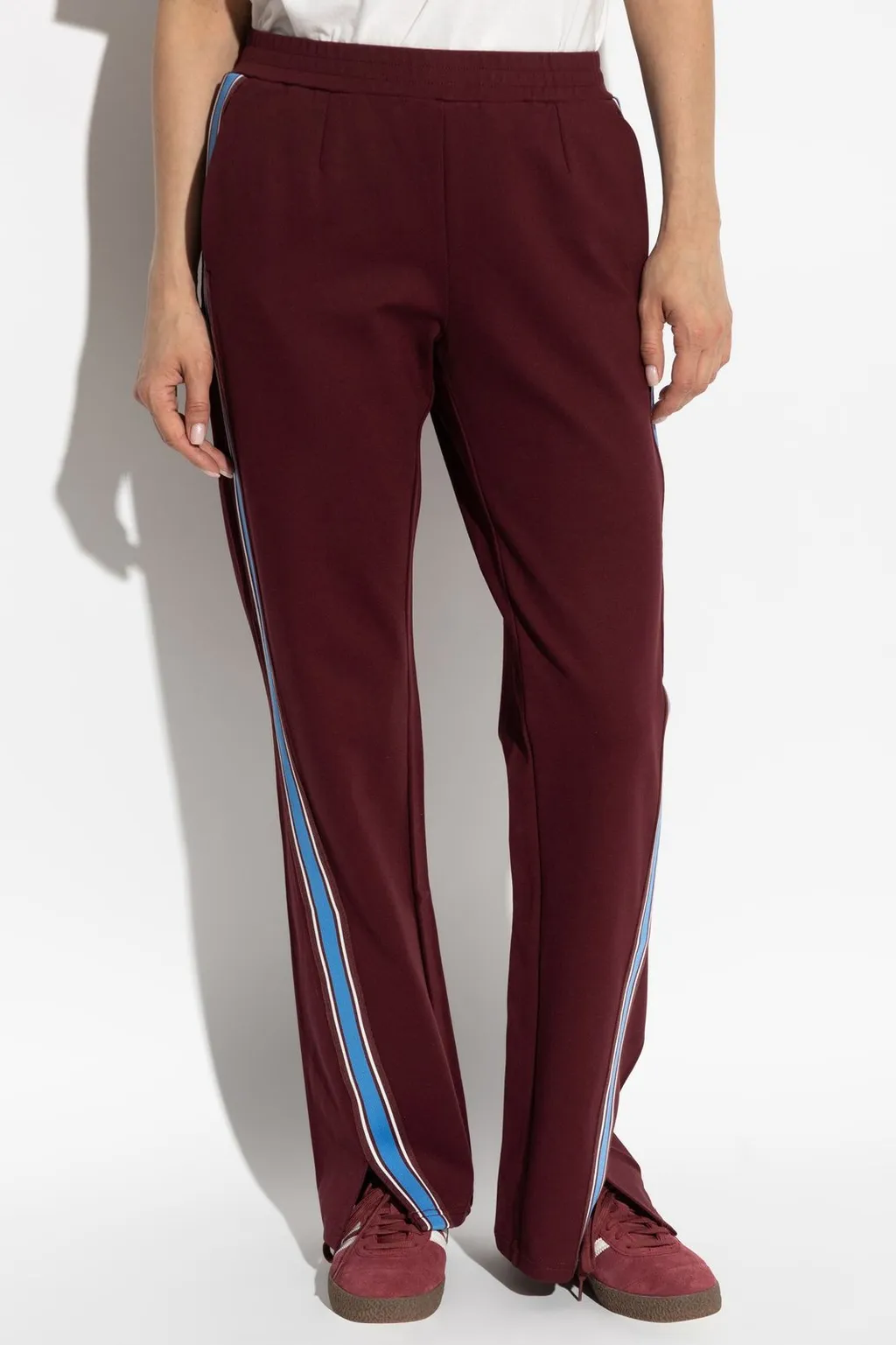 Wide-Leg Track Pants