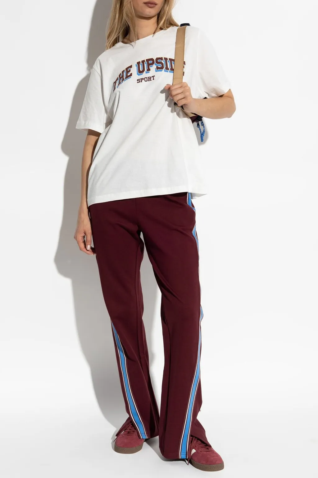 Wide-Leg Track Pants