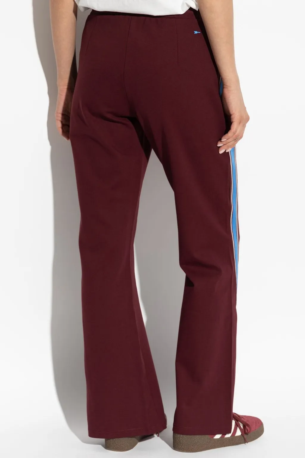 Wide-Leg Track Pants