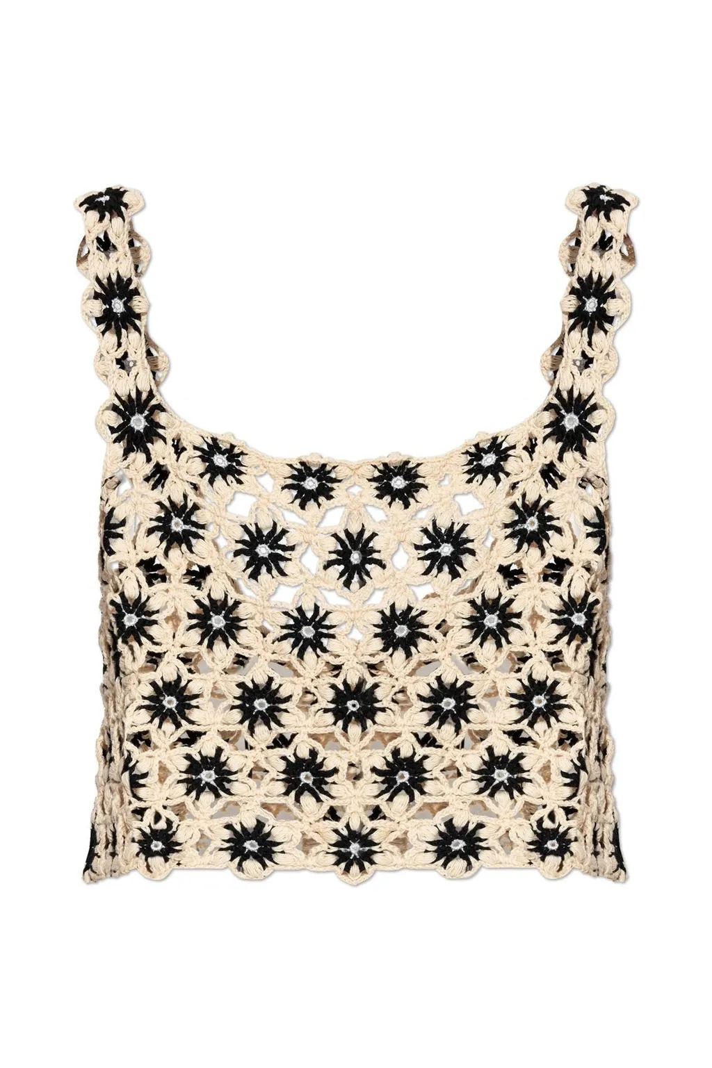 Crochet Flower Tank Top