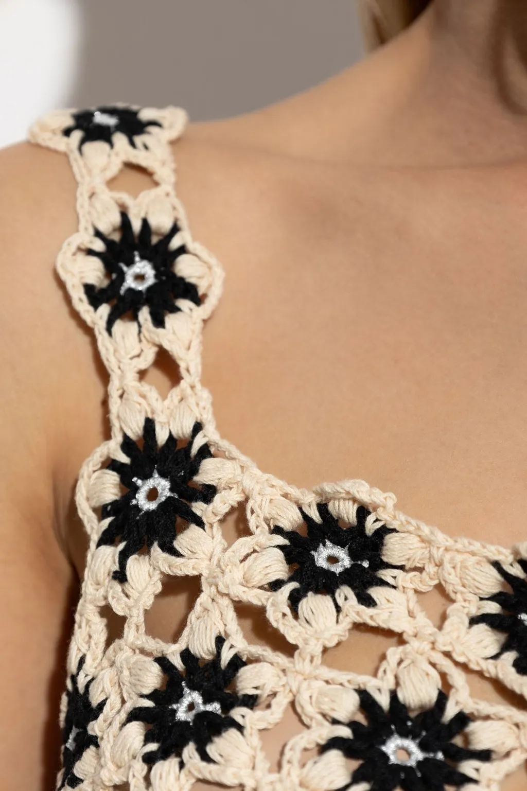 Crochet Flower Tank Top