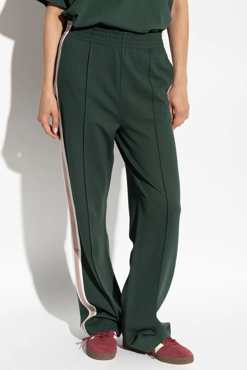 Wide-Leg Track Pants