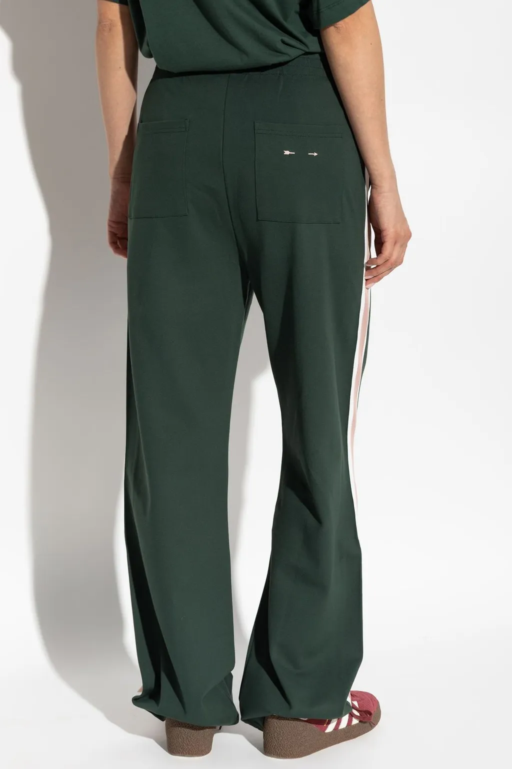 Wide-Leg Track Pants