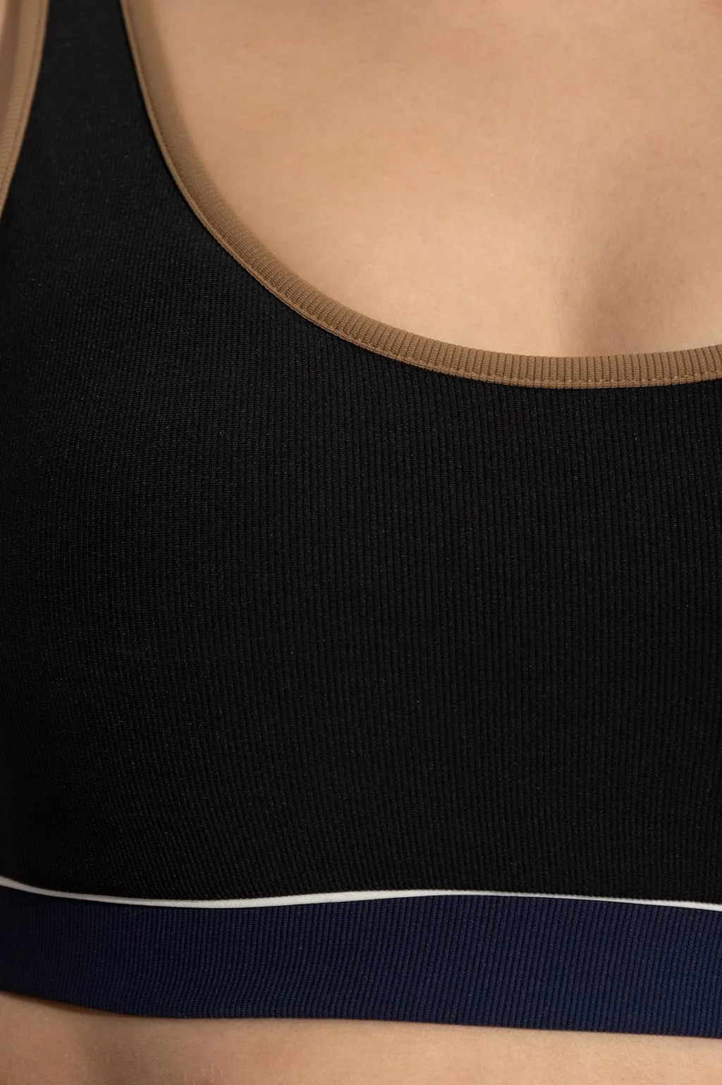 Ribbed Racerback Sports Bra