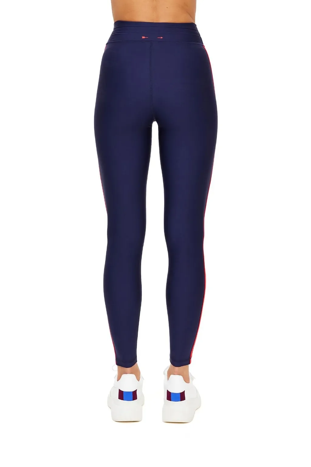 High-Waisted Leggings With Side Stripe
