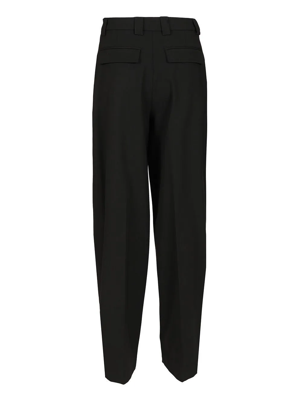 High-Waisted Pleated Trousers
